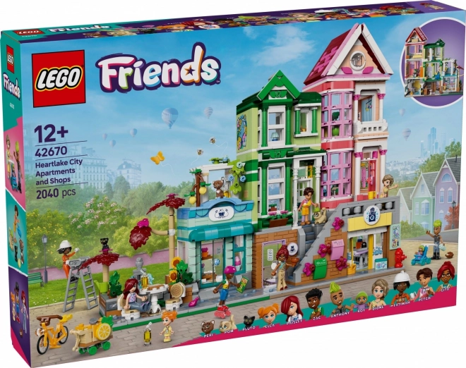 Apartamente și magazine în orașul Heartlake LEGO Friends