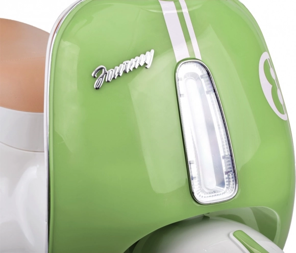 Scuter electric clasic pentru copii portocaliu – Verde