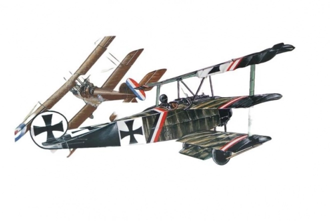 Mașină de construcție model Fokker Dr. 1 la scară 1:48