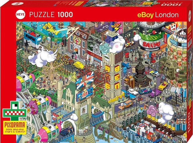 Puzzle heye pixorama: descoperirea londoneză 1000 piese