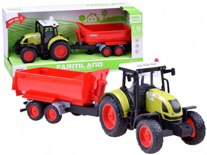 Tractor cu remorcă pentru copii – B