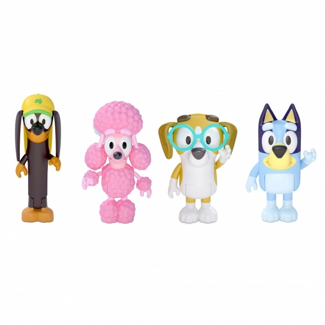 Set de figurine Bluey 4-pak Prieteni