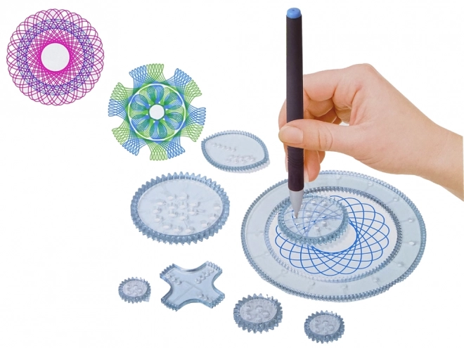 Set educațional Spirograf cu pixuri