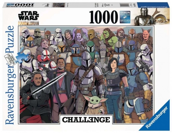 Puzzle Challenge Star Wars Baby Yoda 1000 piese