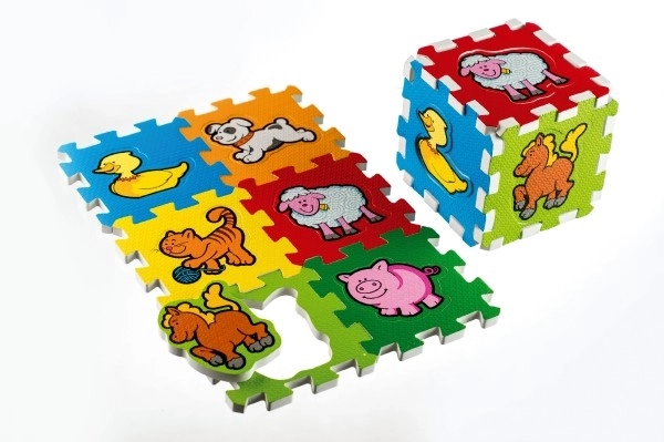 Puzzle din spumă - Primele mele animale