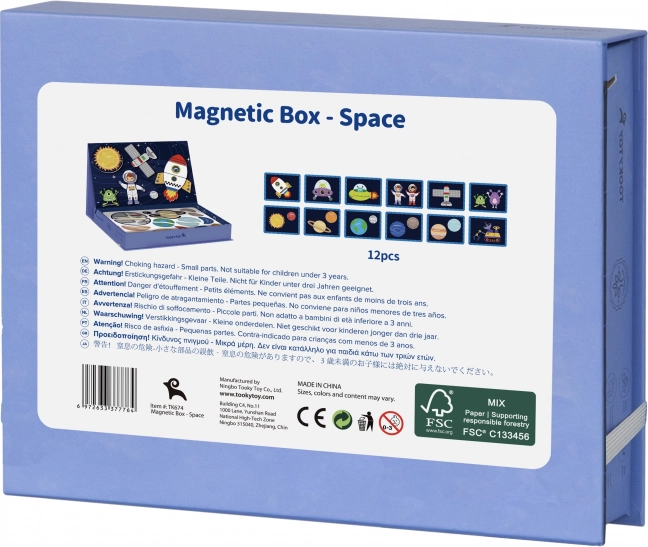 Set de Puzzle Magnetic Spațiu - TOOKY TOY