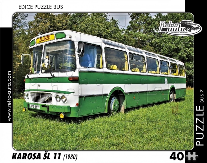 Puzzle RETRO-AUTA Karosa ȘL 11 (1980) 40 piese