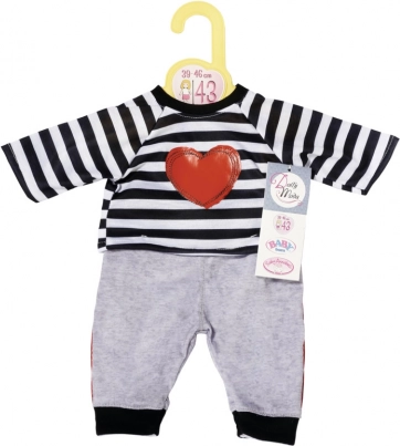 Dolly Moda: trening cu dungi pentru păpuși 43 cm