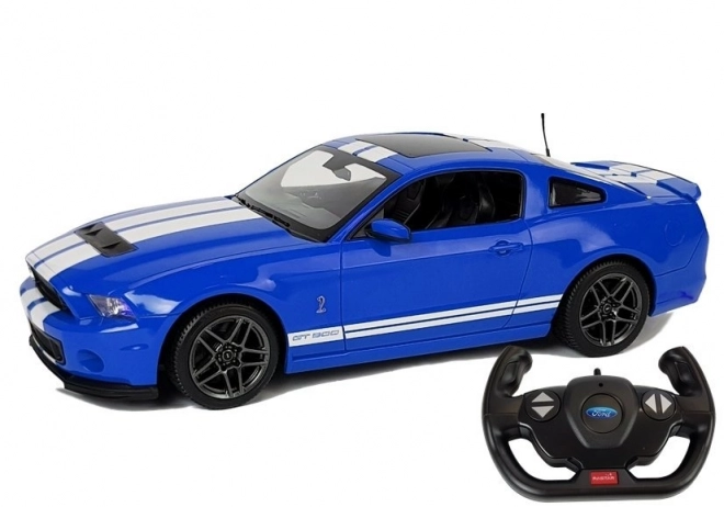 Mașină cu telecomandă Ford Shelby GT500 Rastar la scara 1:14 albastru
