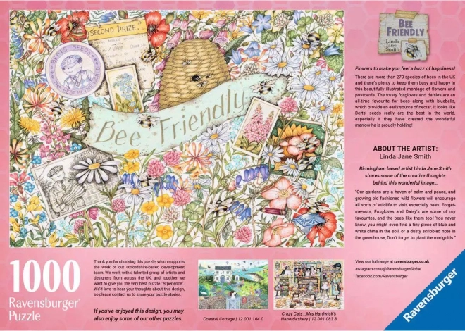 Puzzle Apicultorul Bee Friendly 1000 de piese