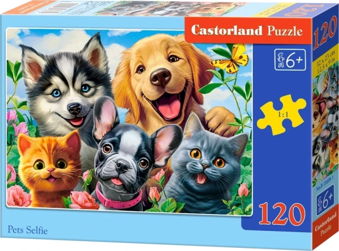 Castorland puzzle selfie animale 120 piese
