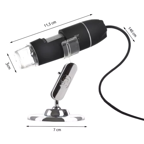 Mikroscop digital USB cu mărire 1600x