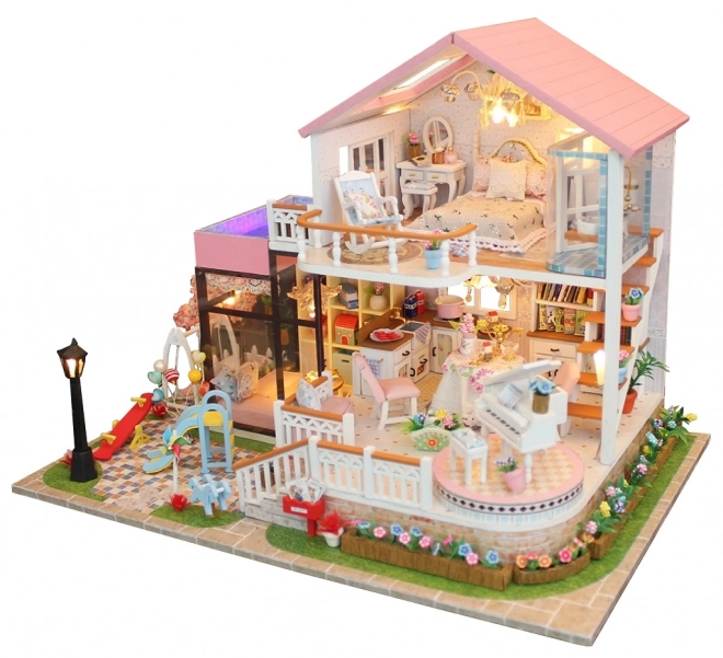 Set constructie miniatură vilă 2Kids Toys