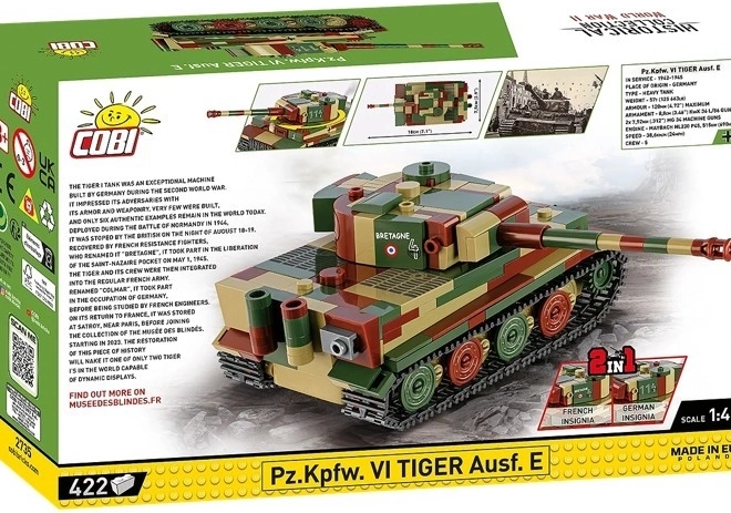 Model tanc Pz.Kpfw. VI Tiger Ausf. E 1:48