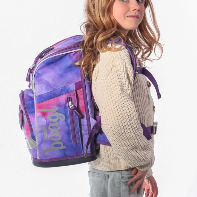 Set BAAGL Zippy Plus Cal: Ghiozdan, Penar, Sac, Sort, Portofel