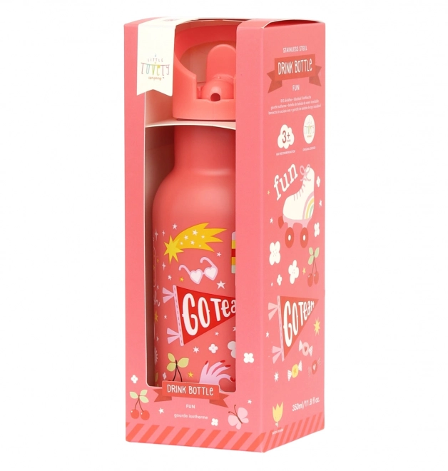 A Little Lovely Company Sticlă de băut din oțel inoxidabil 500 ml – Divertisment