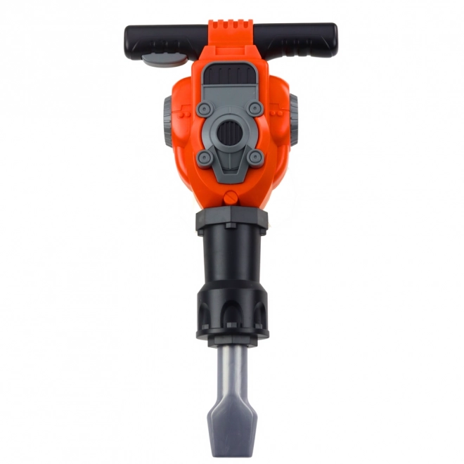 Set de joacă cu ciocan pneumatic portocaliu
