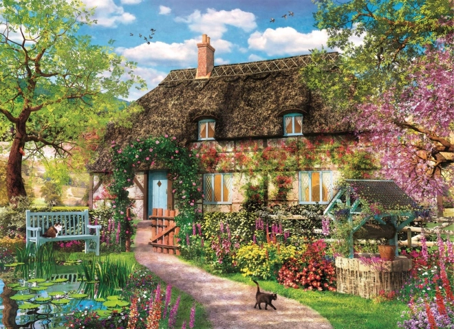 Puzzle Clemonteni Casa cu front garden 1000 piese