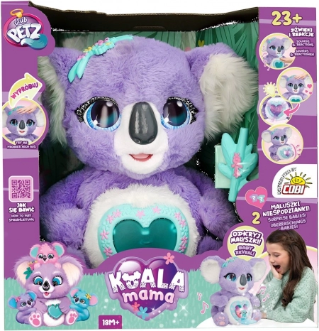 koala de pluș interactivă mama CLUB PETZ de la IMC Toys