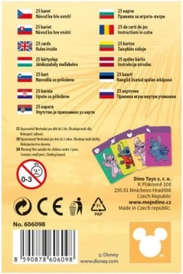 Stitch Negrul Petru - joc de cărți