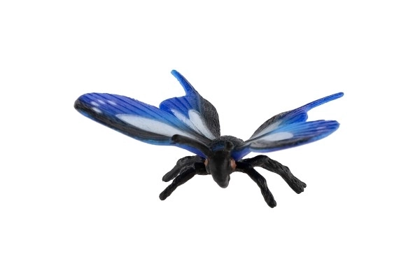 fluture tropical papilio otakárek albastru din plastic, 5 cm