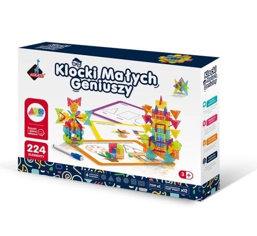 Construcție fulgi geometrici - 224 piese
