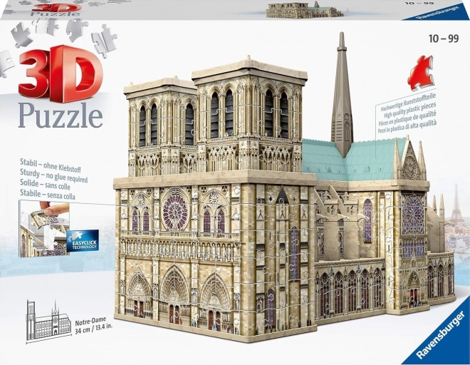 Puzzle 3D Catedrala Notre-Dame Paris