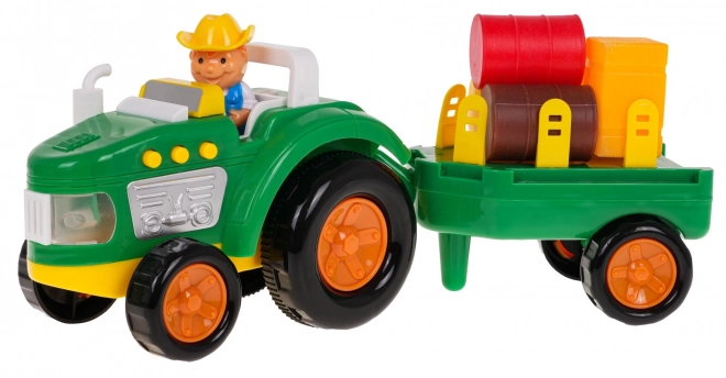 Set tractor cu fermier și accesorii