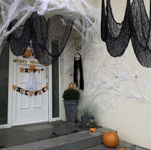 Decor flashy, pânză decorativă mare pentru Halloween