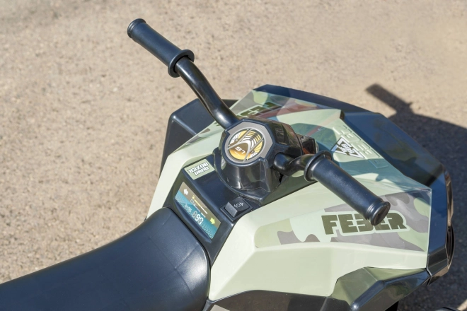 Quad electric Feber cu model camuflaj