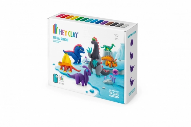 Set mega dinozauri plastilină Hey Clay