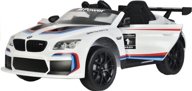 Mașină cu baterii BMW M6 GT3 Albă