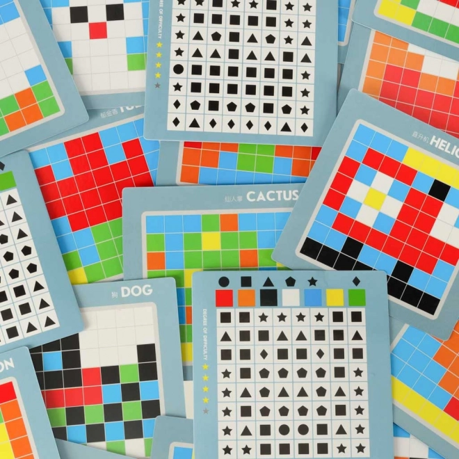 Puzzle mozaic logic pentru creativitate