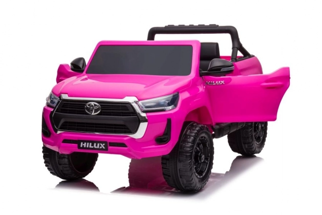 Mașină cu acumulator Toyota Hilux roz