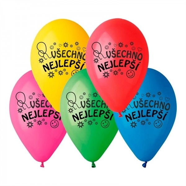 Balon Nisipran 26cm Vsechno Nejlepsi 10buc