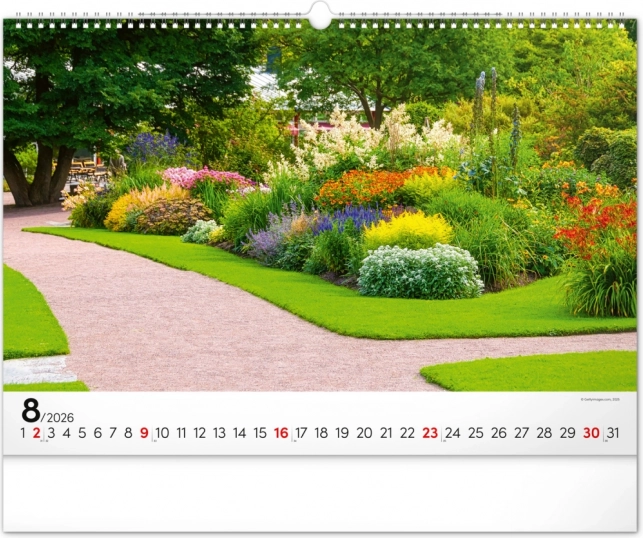 Calendar de perete Grădini 2026