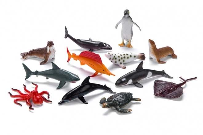 Zvieră de mare și ocean - set de 12 figurine