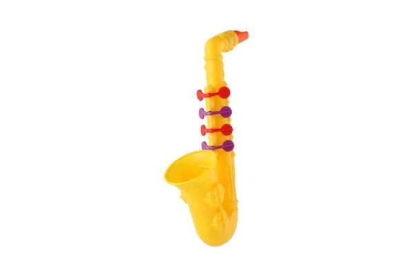 Saxofon de jucărie din plastic 24cm pentru copii