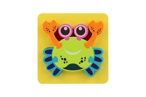 Puzzle spumă 3D animale