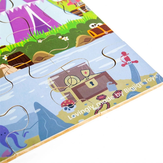 Puzzle fantezie copii Bigjigs Toys