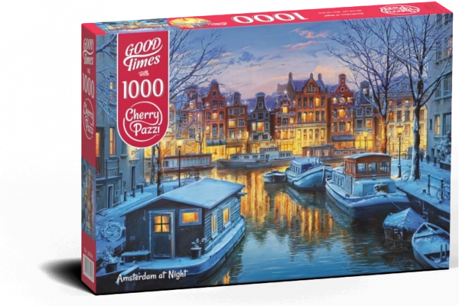 Puzzle Amsterdam noaptea 1000 piese