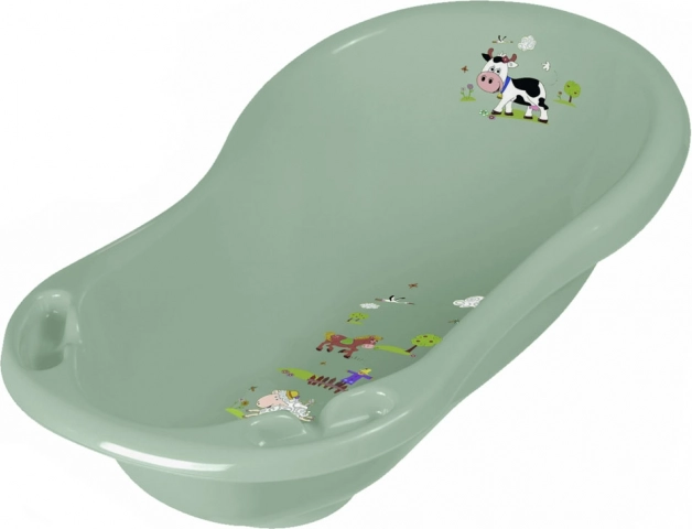 Cădiță pentru copii 84 cm „Ferma Veselă”, Verde