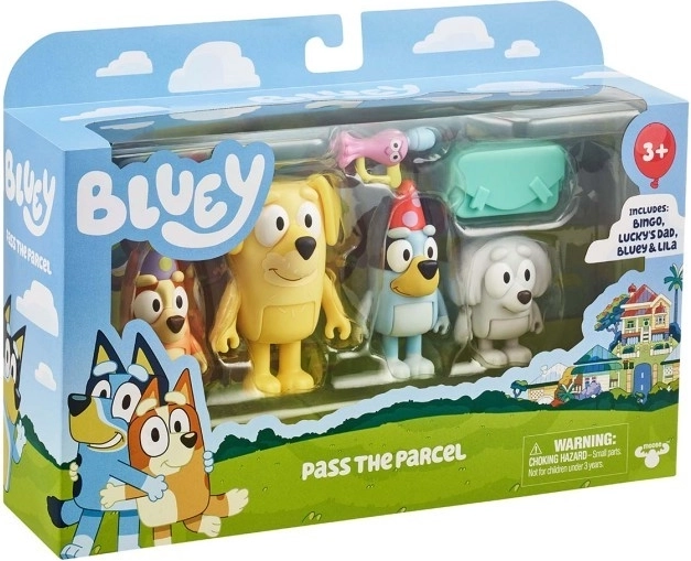 Set figurine Bluey 4-pack