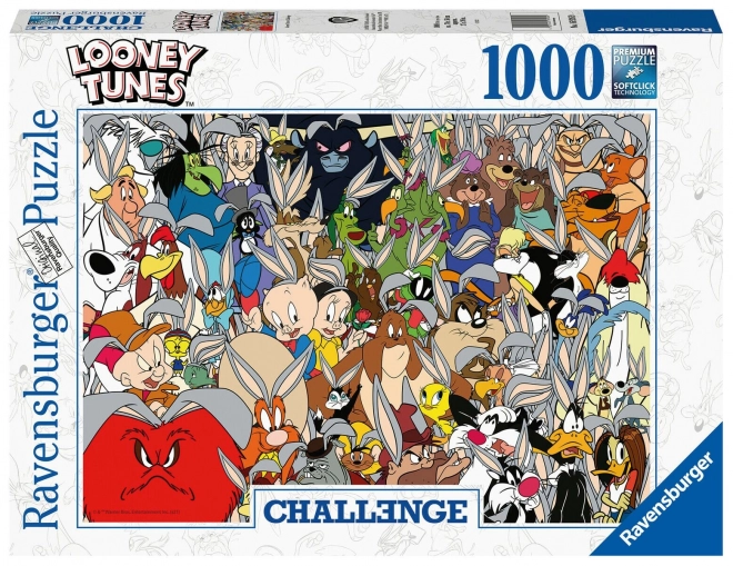 Puzzle Ravensburger Provocarea Looney Tunes 1000 piese