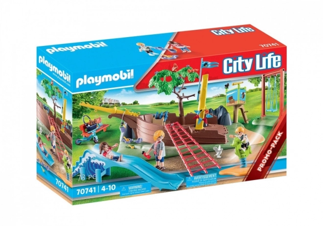 zonă de joacă cu epavă Playmobil City Life