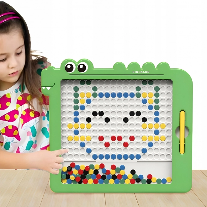 Tablă magnetică pentru copii MagPad Dinozaur de la WOOPIE