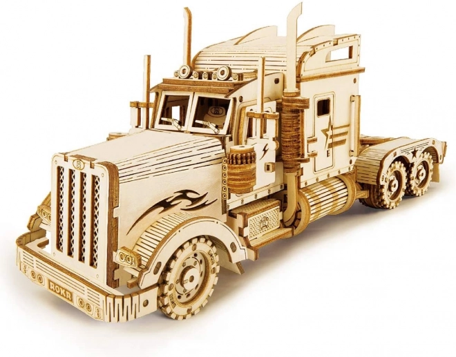 Puzzle 3D din lemn ROKR camion greu