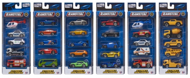 Set 5 mașinuțe Teamsterz