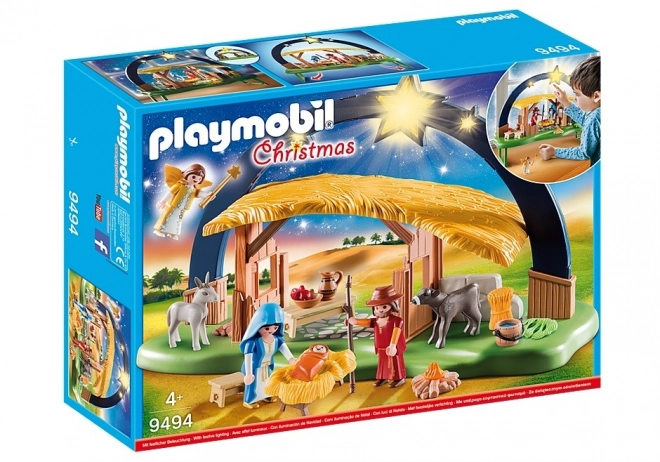 Playmobil Iesle de Crăciun cu iluminare
