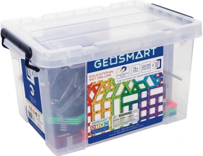 GeoSmart - Educațional Blocuri de Construcție 205 bucăți